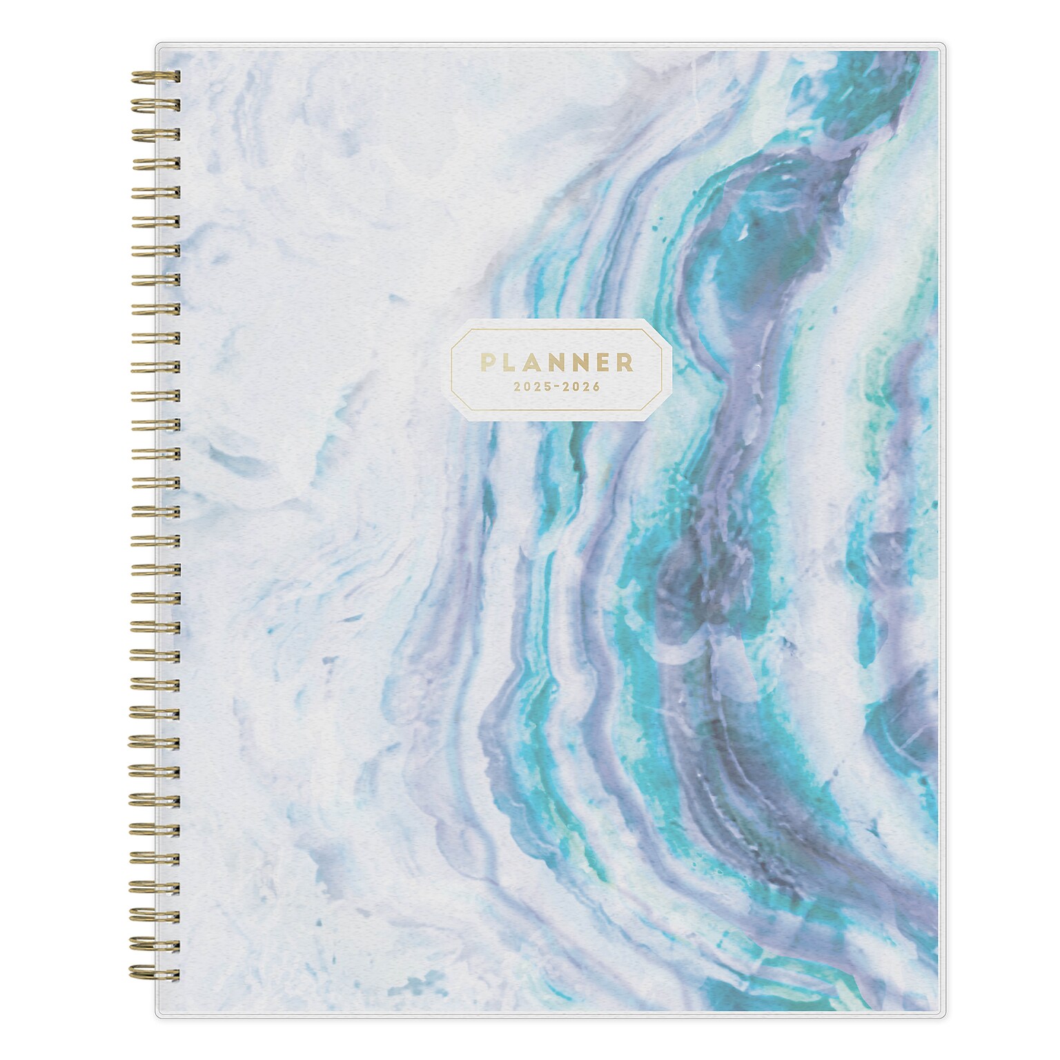 2025-2026 Blue Sky Gemma 8.5 x 11 Academic Year Weekly & Monthly Planner, Plastic Cover, Multicolored (118177-A26)