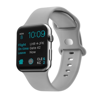 LAX Silicone Band for Apple Watch, Gray