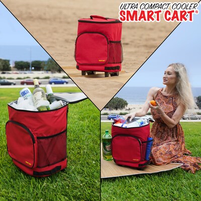 Dbest Ultra Compact Cooler Smart Cart, Red (01-566)