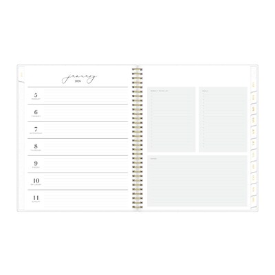 2026 Blue Sky Life Note It Leah 8.5 x 11  Weekly & Monthly Planner, Plastic Cover, Multicolored (139479-26)