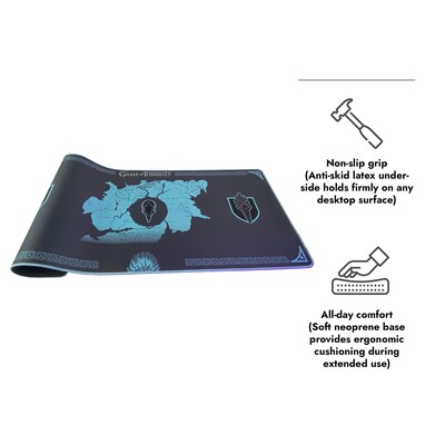 Lexip Game of Thrones XXL Non-Skid Gaming Mouse Pad, Blue (TSXLXMP0008)