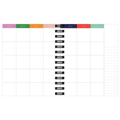 TF Publishing Luxe 8.5" x 9" Weekly & Monthly Planner, Paperboard Cover, Multicolored (99-9901)