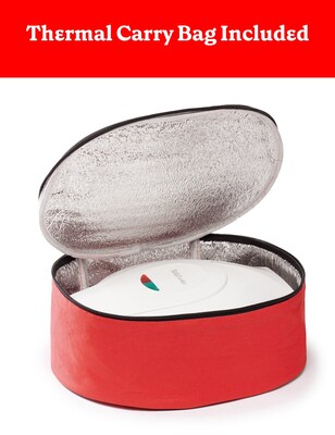 Betty Crocker 8-Inch Travel Size Pizza Maker Plus, White (BC-4959CW)