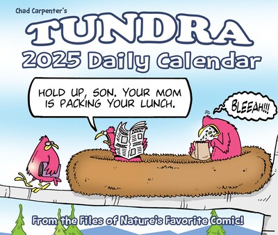 2025 Willow Creek Tundra Daily Comics 6" x 5.5" Day-to-Day Calendar (41079)