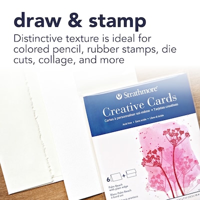 Strathmore Creative Cards & Envelopes, 4.875" x 3.5", Sand, 6/Sheets, 3/Bundle (STTP2054-3)