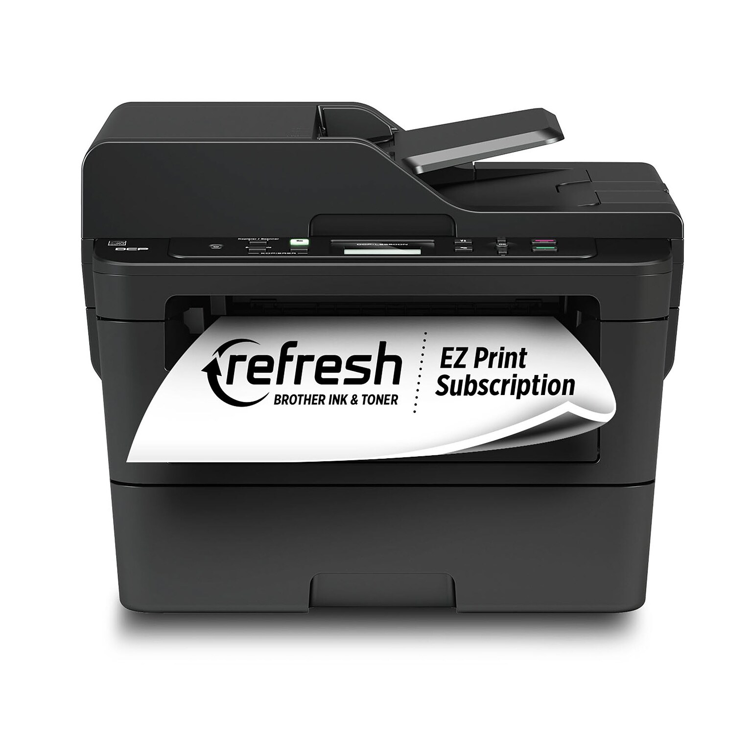 Brother DCP-L2550DW Wireless Black and White Laser Printer, Refresh Subscription Eligible