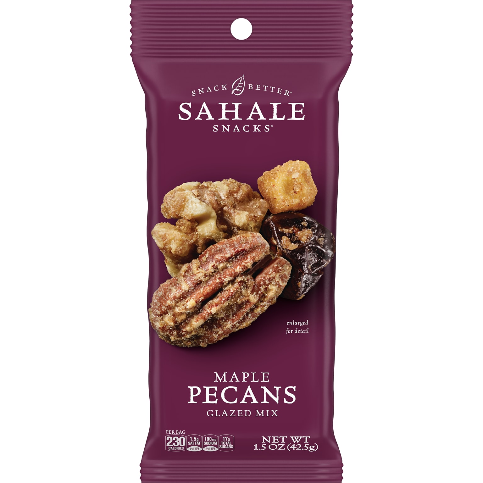 Sahale Snacks Gluten Free Maple Pecans Glazed Trail Mix, 1.5 oz., 18/Carton (9386900018)