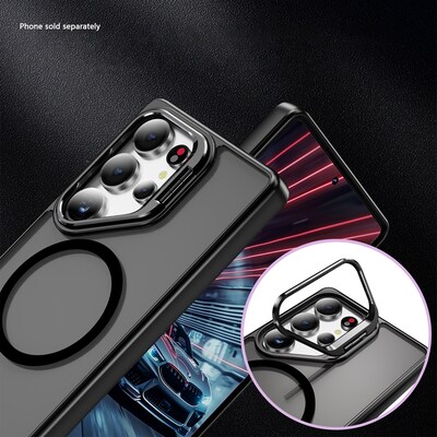 SaharaCase Venture Phone Case for Galaxy S25 Ultra, Shock Absorbing, Scorpion Black (CP00758)