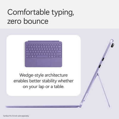 Microsoft Surface Pro 12" Keyboard Cover with Slim Pen 2, Violet (EP2-33104)