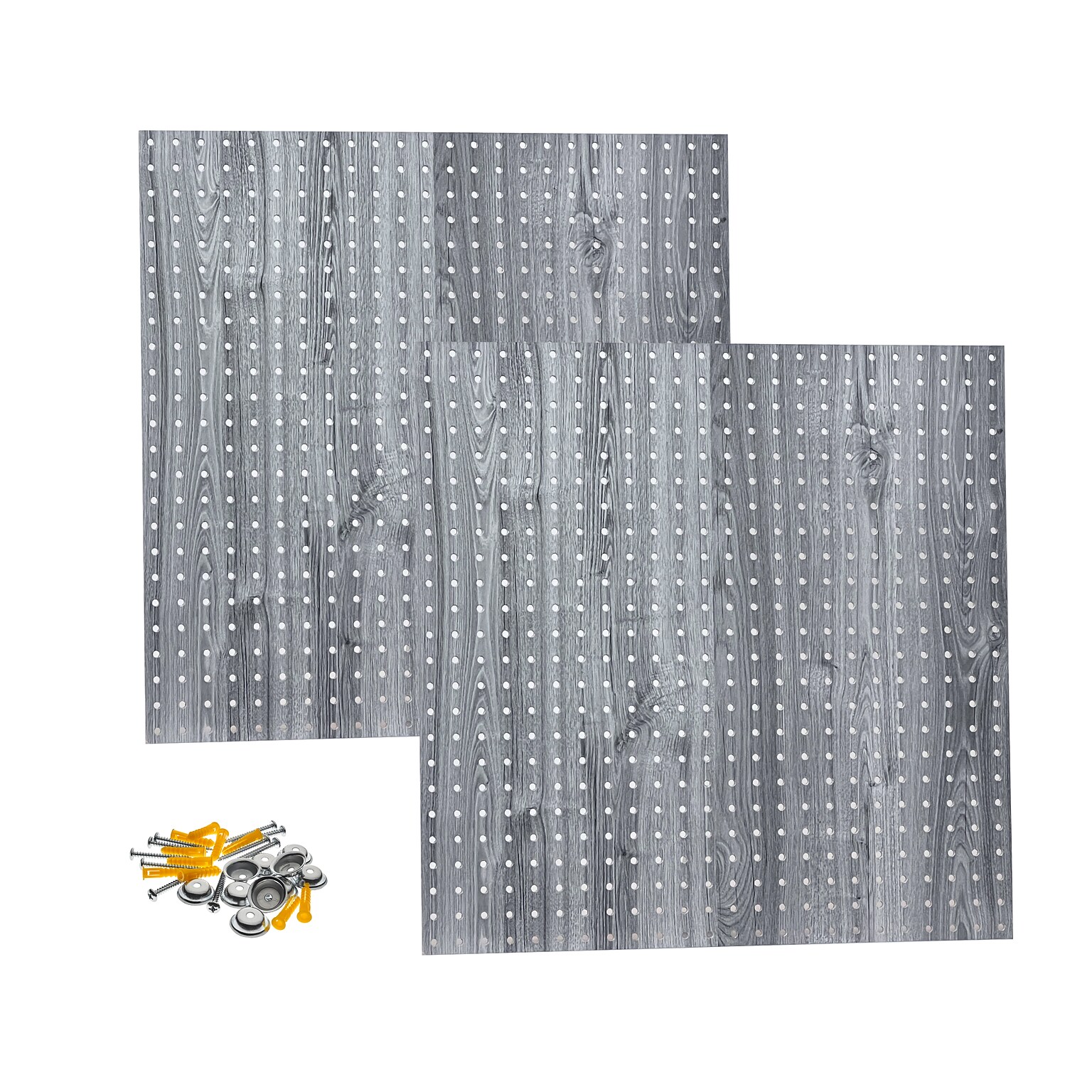Triton Products High Density, Thermally Fused Laminate, Decorative Pegboard, Set of 2 (024-SB)