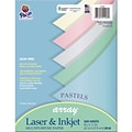 Pacon® Array® Pastels Colored Paper, 20 lbs., 8.5 x 11, Assorted Colors, 500 Sheets/Ream (PAC10105