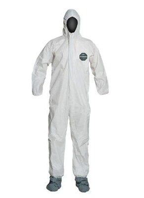 DuPont ProShield 50 Coverall, Standard Fit Hood, X-Large, 25/Case (NB122S WH)