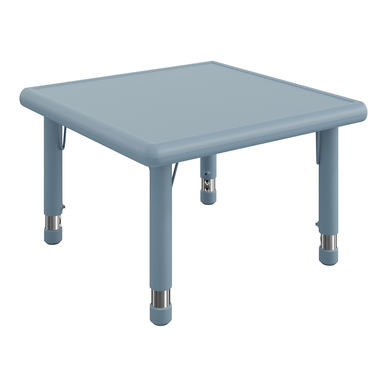 Flash Furniture Wren Square Activity Table, 24 x 24, Height Adjustable, Dusty Blue (YUYCX0022SQRDTB)