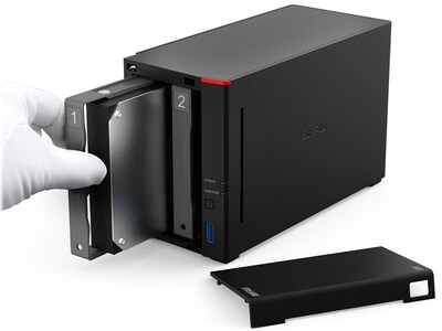 Buffalo LinkStation SoHo 700 2-Bay 16TB External NAS, Black (LS720D1602B)