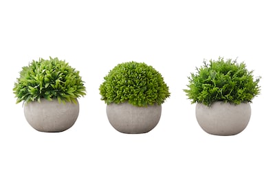 Monarch Specialties Inc. 5 Artificial Plant in Pot, 3/Set (I 9589)