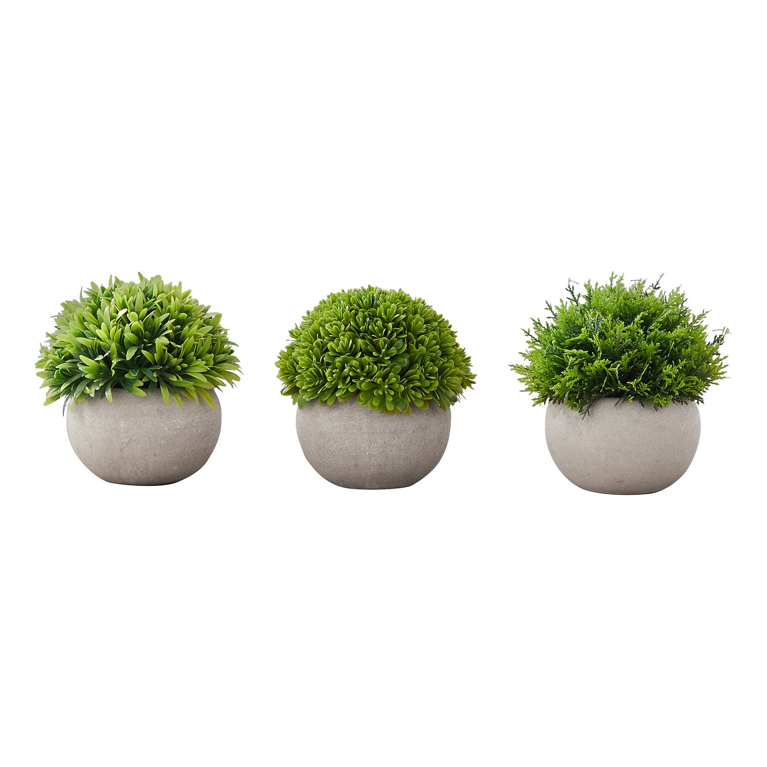 Monarch Specialties Inc. 5 Artificial Plant in Pot, 3/Set (I 9589)
