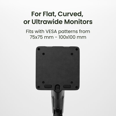 Kanto DM2 Dual Monitor Desktop Mount for 17” - 35” Displays, Up to 22 lbs., Black