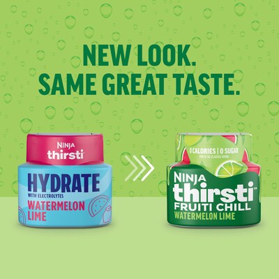 Ninja Thirsti Sugar-Free HYDRATE Variety Pack Drink Mix Drops w/Electrolytes, 2.07 oz., 3/Pack (WCFV2)