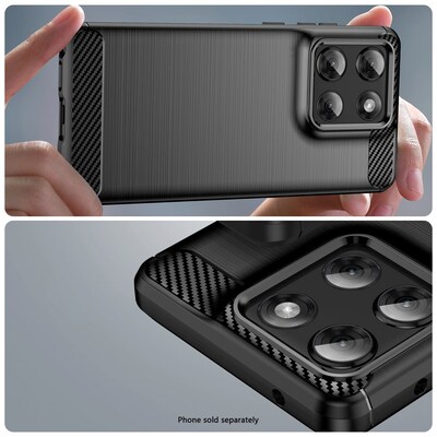 SaharaCase Venture Series Anti-Slip Phone Case for Motorola G Stylus 5G, Shock Absorbing, Scorpion Black (CP00787)