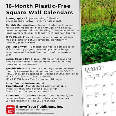 2026 BrownTrout Ohio Nature 12" x 12" Monthly Wall Calendar (9798330704941)