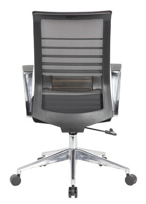 Boss Office Products Ergonomic Mesh Swivel Task Chair, Black (B6566AL-BK)