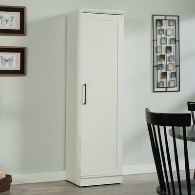 Sauder HomePlus 71H Storage Cabinet with 4 Shelves, Soft White (430332)