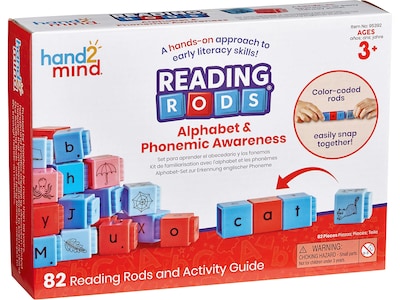 hand2mind Reading Rods Alphabet & Phonemic Awareness (95392)