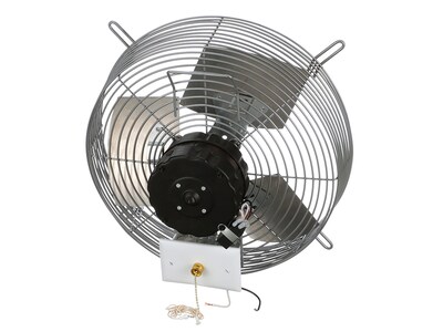 TPI Corporation CE-D 14 Wall Fan, 3-Speed, Galvanized Gray (08689602)