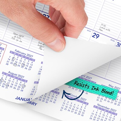 2027 AT-A-GLANCE 20 x 30 Monthly Wall Calendar, White/Purple (PM4-28-27)