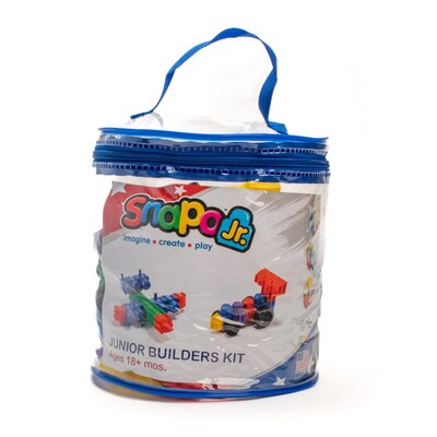 Snapo Jr. Building Blocks Beginner Builders Kit, 60 Pieces/Set (SNP3260)