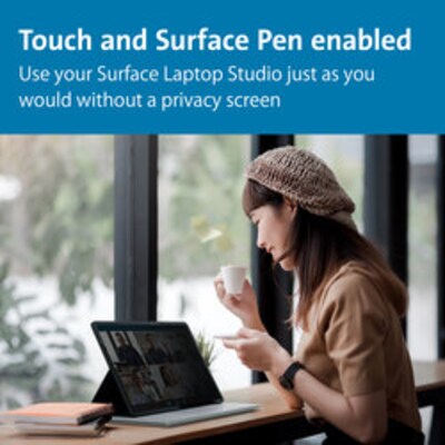 Kensington MagPro Elite Anti-Glare Privacy Screen for 14.4" Surface Laptop Studio, 3:2 (K51701WW)