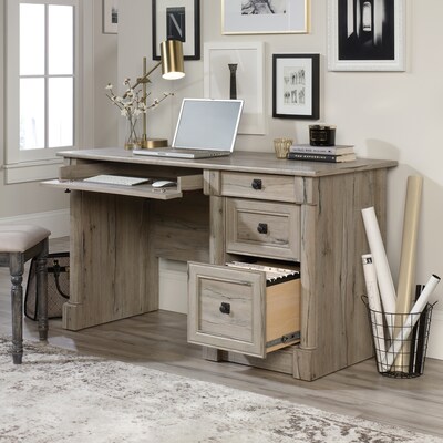 Sauder Palladia 53"W Computer Desk, Split Oak (424819)