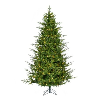 Fraser Hill Farm 7.5-Ft. Foxtail Pine Warm White LED Tree