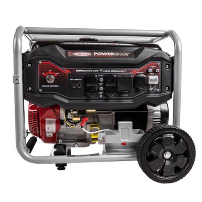 Simpson Strong Tie PowerShot Portable Generator, Electric Start, 8300 Watts, Black (70073)
