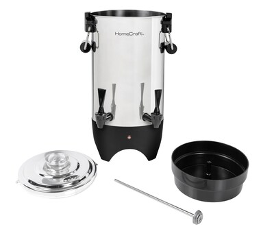 HomeCraft 45-Cup Coffee Urn, Stainless Steel (CUDS45SS)