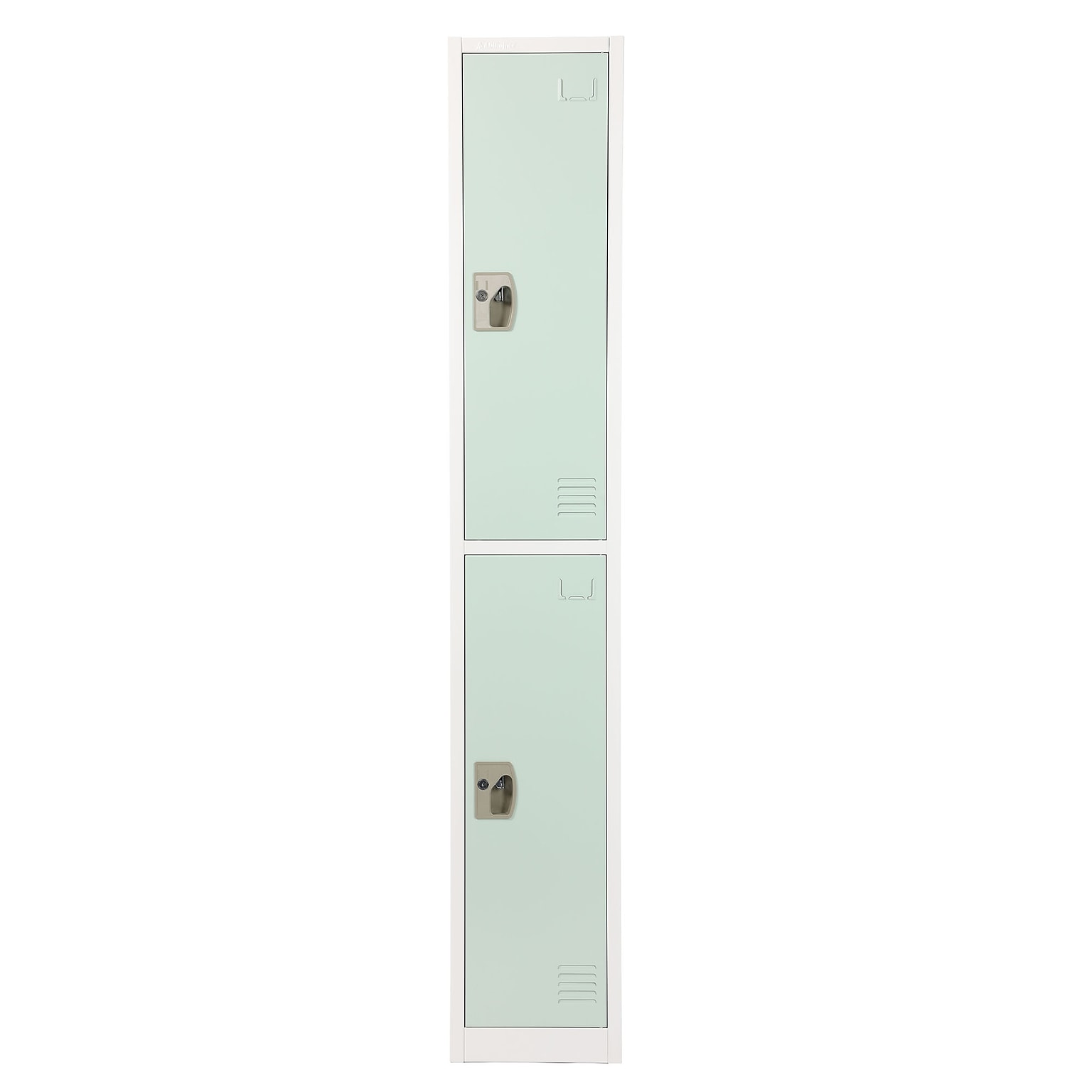AdirOffice 72 2-Tier Misty Green Storage Locker (ADI629-202-MGRN)