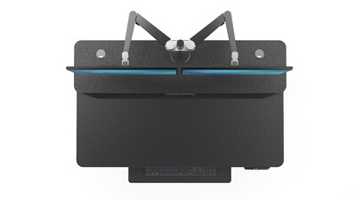 VersaDesk PowerLift Split-Level 48"W Electric Rectangular Adjustable Standing Desk, Black (PL2SD4830-BB)