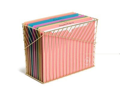 U Brands U-Eco Plastic File Jackets, 1" Expansion, Letter Size, Assorted Colors, 10/Pack (6595U01-12)