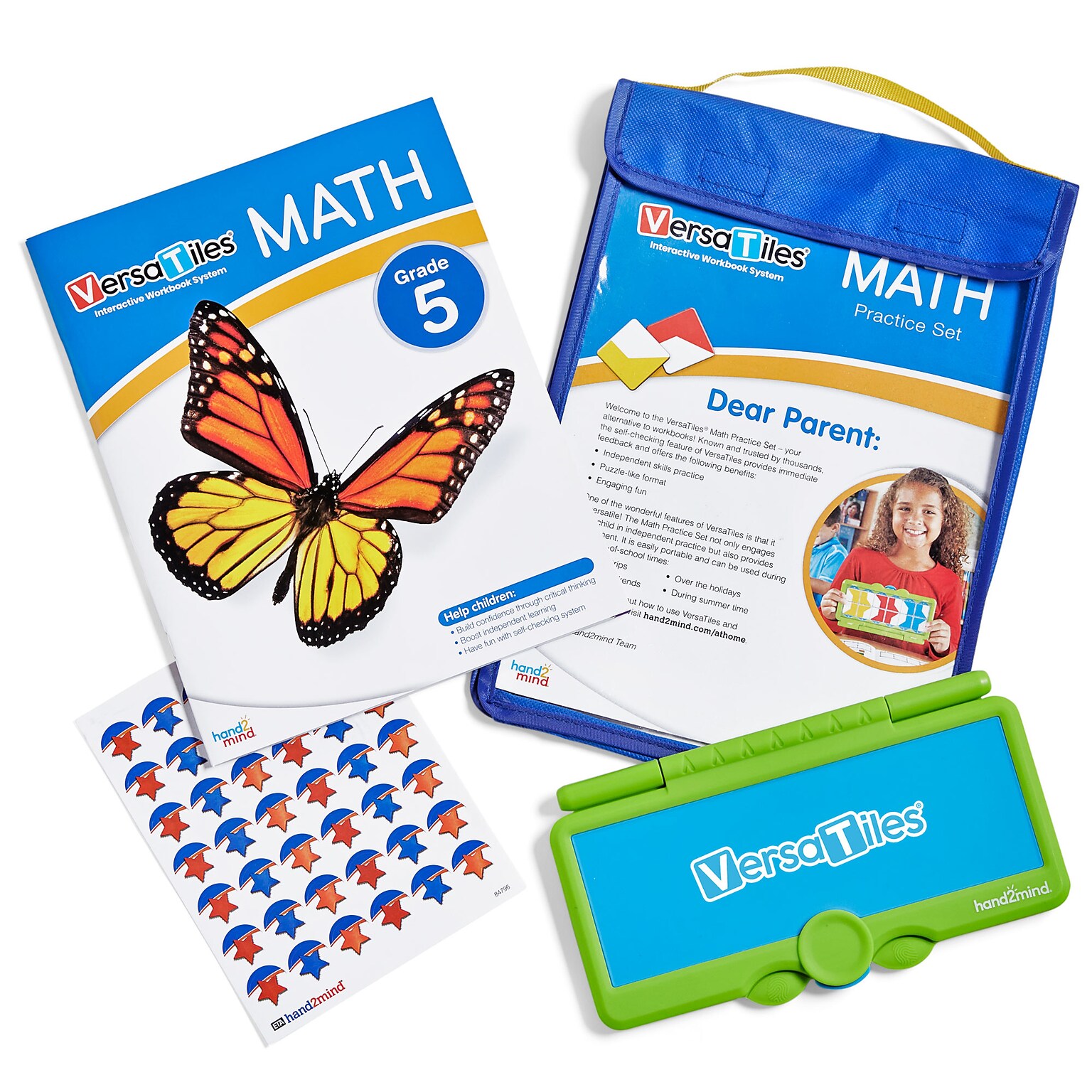 hand2mind VersaTiles Grade 5 Math Take Along Pack (H2M-84705)