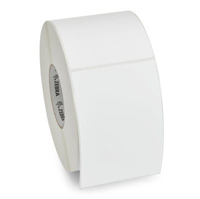 Zebra Z-Perform 1500T Thermal Barcode Labels, 4 x 6, White, 1000 Labels/Roll (10038996)