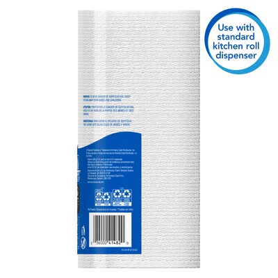 Scott Recycled Paper Towels, 1-ply, 128 Sheets/Roll, 20 Rolls/Pack (41482)