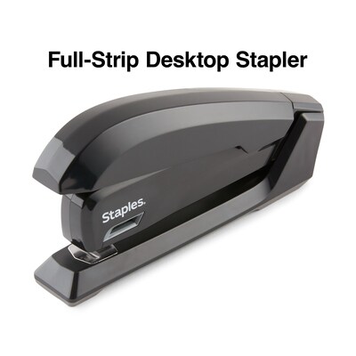 Staples® One-Touch® Full-Strip Desktop Stapler, Fastening Capacity 20 sheets, Black