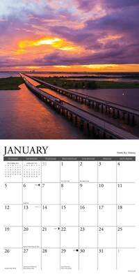 2025 Willow Creek Gulf Coast 12" x 12" Monthly Wall Calendar (43257)