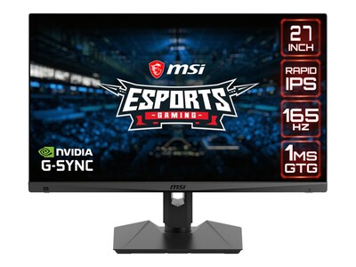 MSI Optix 27 LED Monitor, Black (OPTIXMAG274QRX)