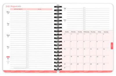 2025-2026 Plato Busy Bees 6" x 7.75" Academic Year Weekly Planner, Multicolored (9798330700097)