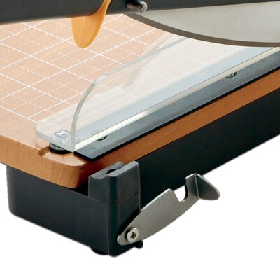 Westcott TrimAir 12" Guillotine Paper Cutter, Black/Wood (ACM15106)