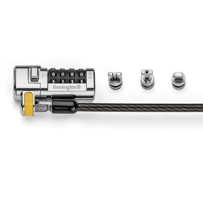 Kensington ClickSafe Universal Combination Laptop Lock, Master Coded (K68106WW)