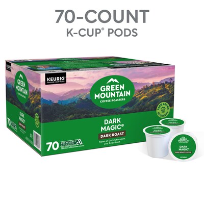 Green Mountain Dark Magic Coffee Keurig® K-Cup® Pods, Dark Roast, 70/Box (5000373740)