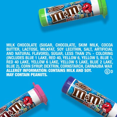 M&M's Minis Milk Chocolate Pieces, 1.08 oz., 24/Box (209-00061)