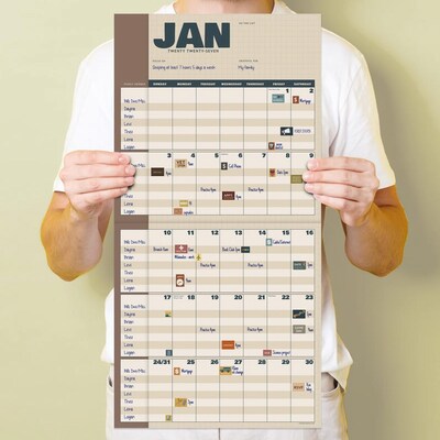 2027 TF Publishing Parent Planner 12" x 12" Monthly Wall Calendar, Multicolored (27-1143)